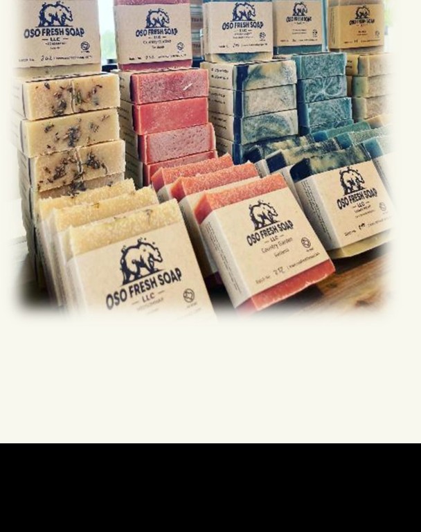 Handcrafted Oso Fresh soaps